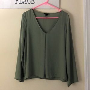 Forever 21 sage green blouse